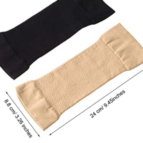 1 NEW PAIR OF BLACK OR SLIMMING COMPRESSION ARM SHAPERS - Picture 6 of 6